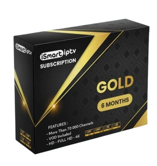 Set IPTV Golden Subscription – 6 Months